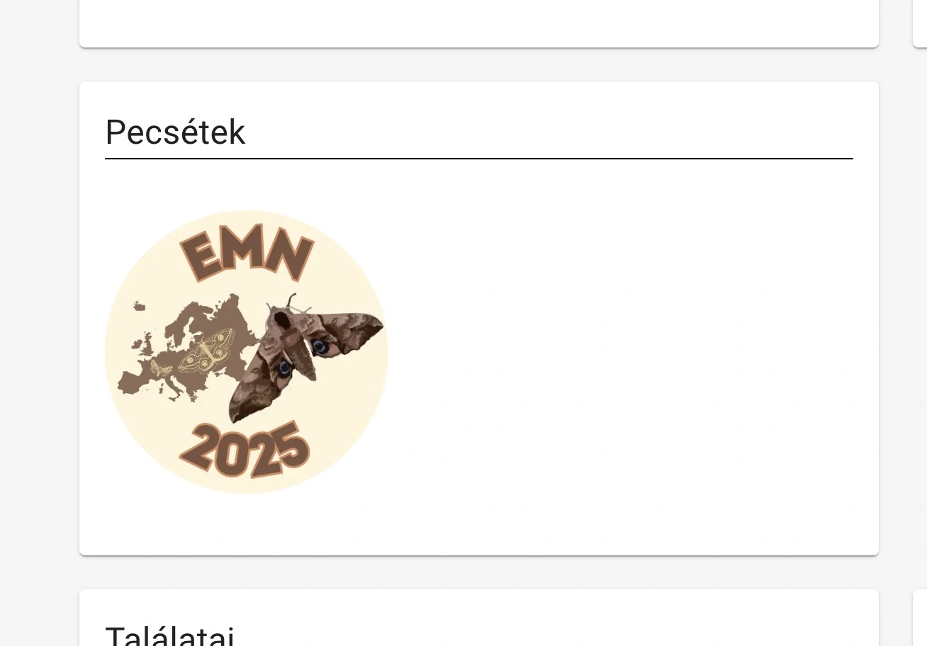 Pecsét a profil oldalon