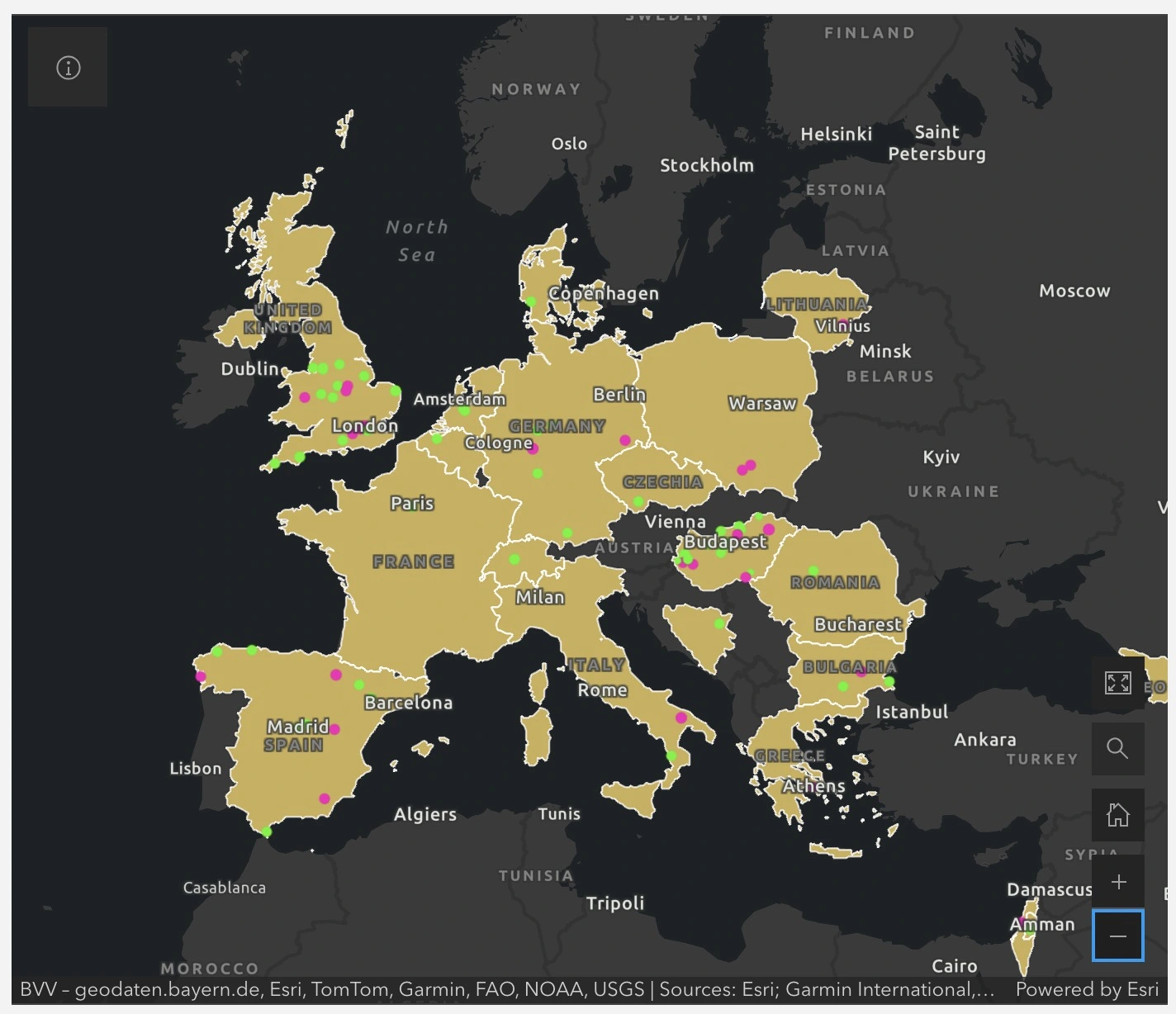 A magyarországi közreműködések a szervezők weboldalán