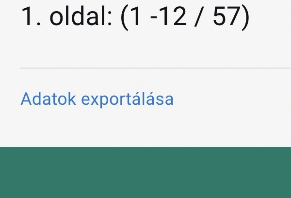 Cseke László észleléseinek exportálása egy észlelési csoport oldalán