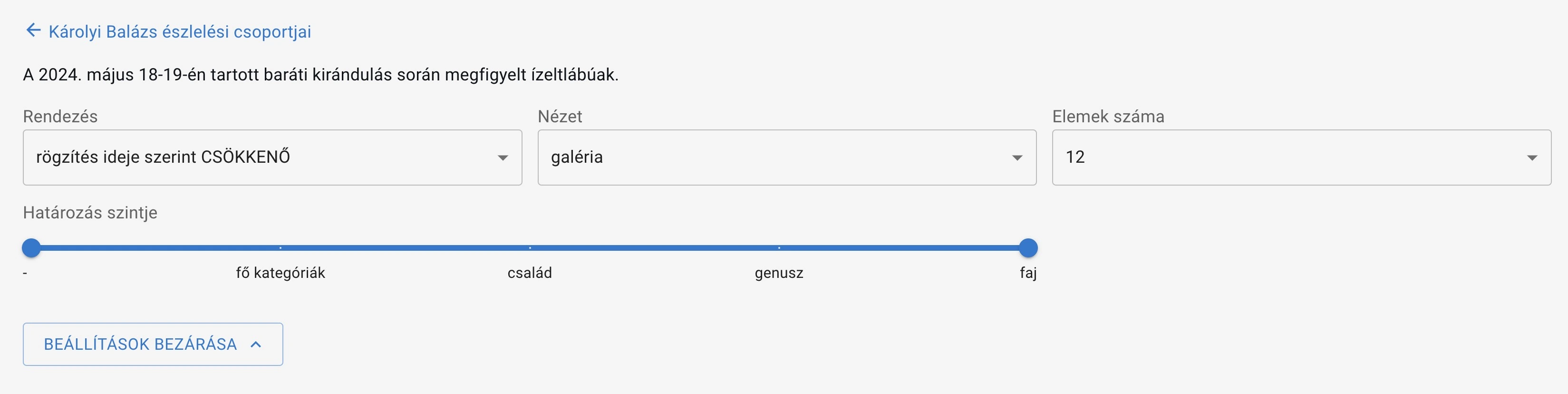 Megjelenési beállítások
