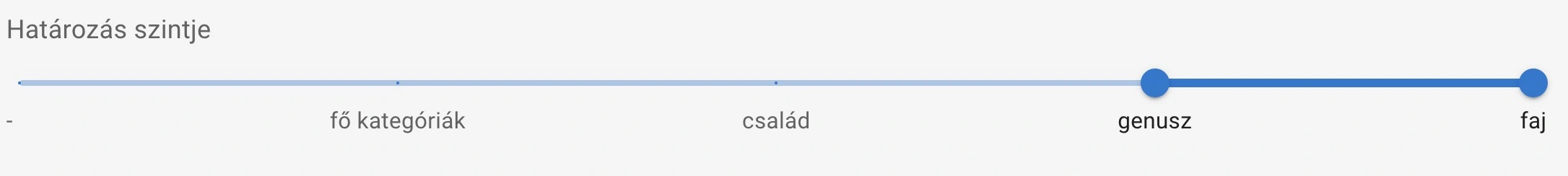 Határozás szint