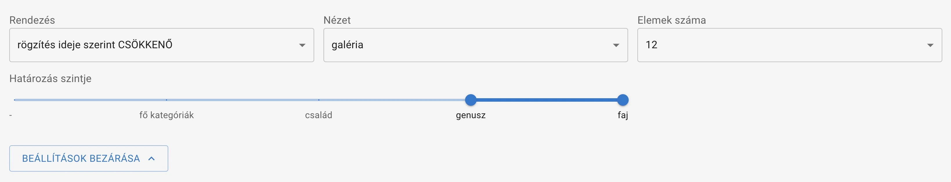 Megjelenési beállítások