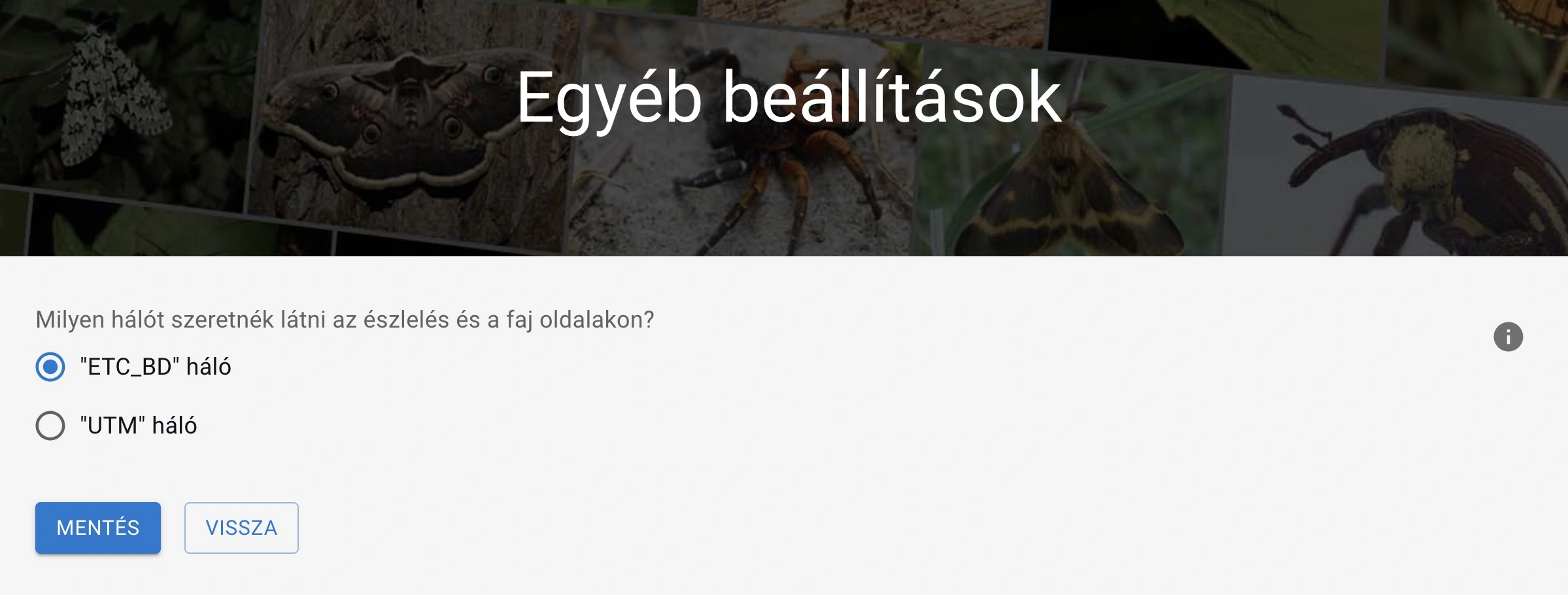 Egyéb beállítások
