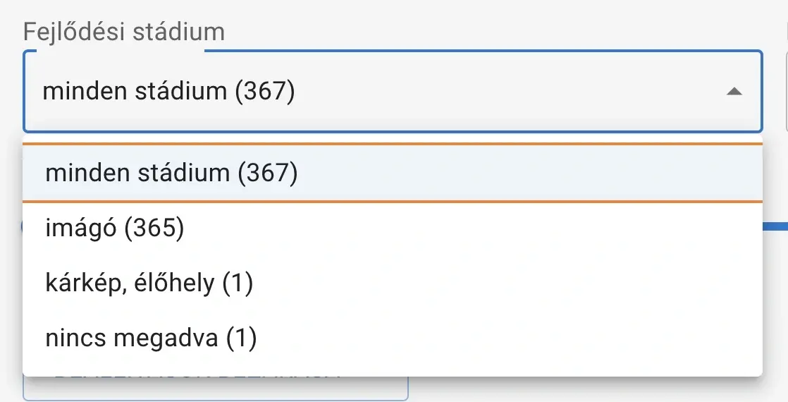 Fejlődési stádium