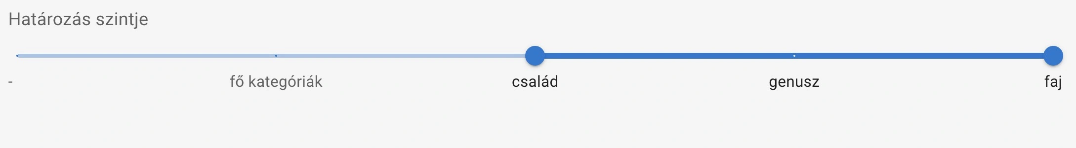 Határozás szint