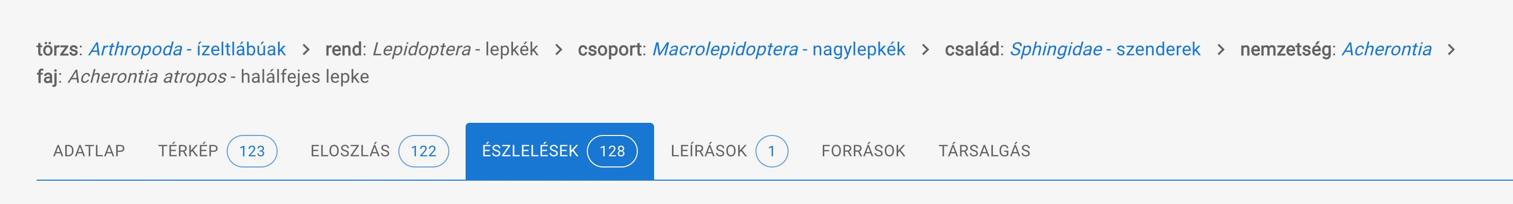 Navigáció a szülő csoportok között