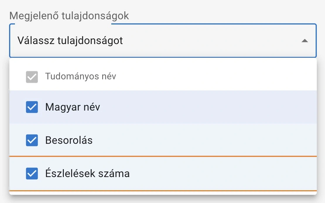 Megjelenő tulajdonságok