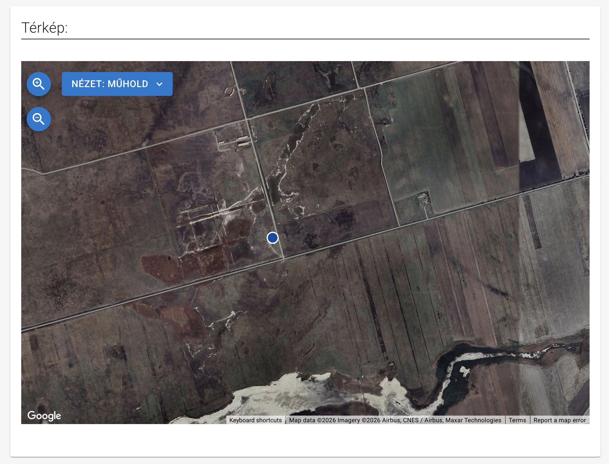 Térképváltás - csempe-alapú Google műholdas nézet helyett a Maps JavaScript API
